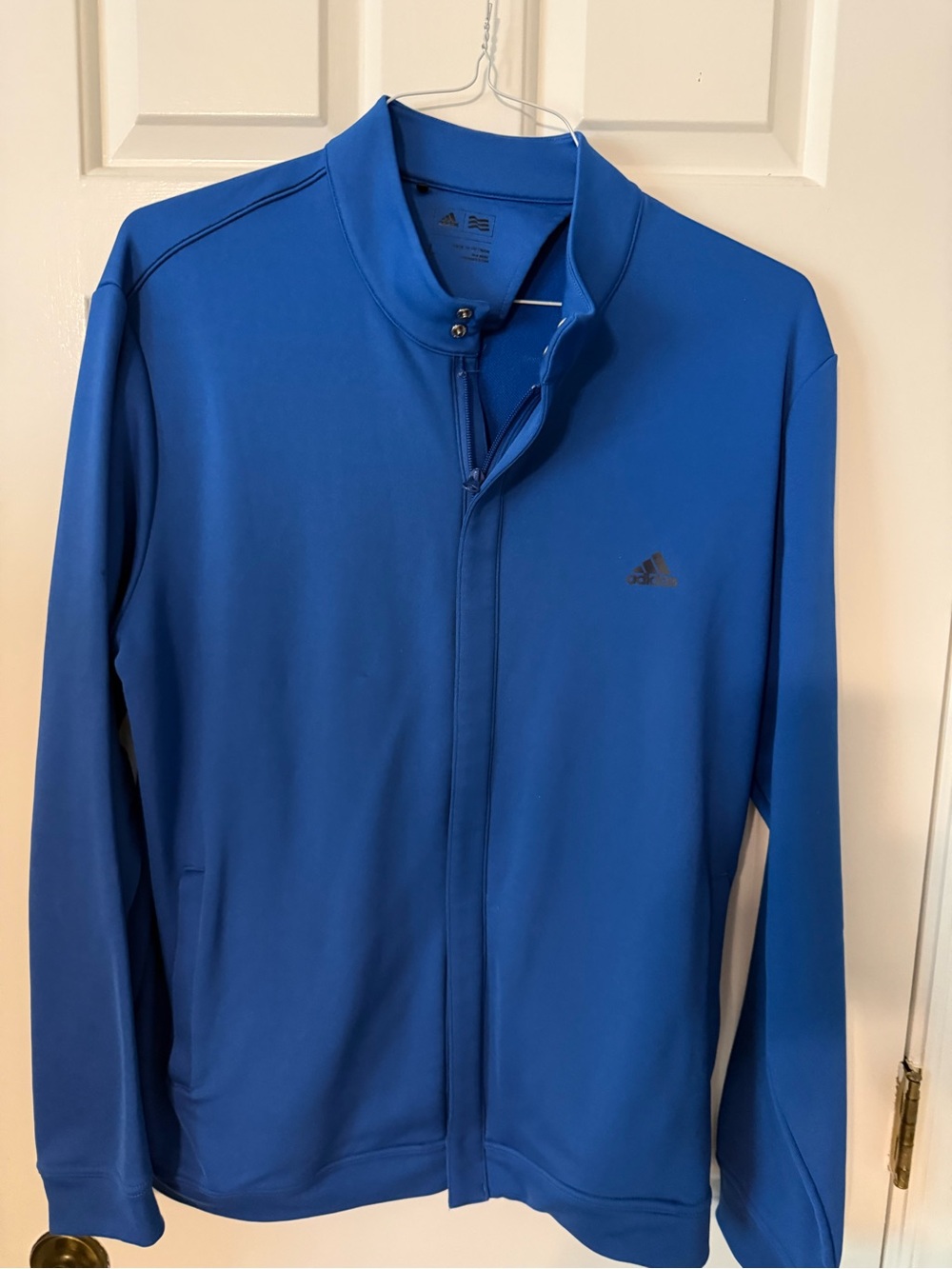 adidas Men’s Royal Blue Full-Zip Performance Jacket